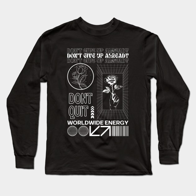 DONT QUIT Long Sleeve T-Shirt by Popular_and_Newest